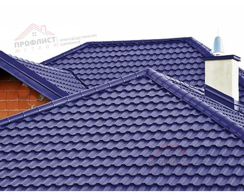 Металлочерепица модульная квинта Uno c 3D резом 0,45 PE RAL 5002 ультрамариново-синий. Металлочерепица модульная квинта Uno c 3D резом 0,45 PE RAL 5002 ультрамариново-синий.