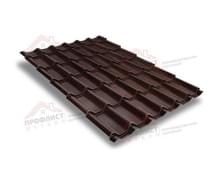 Металлочерепица классик плюс 0,45 Print Twincolor Cherry Wood.