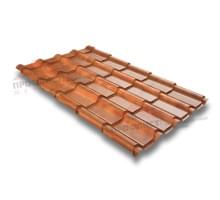 Металлочерепица камея 0,45 Safari Twincolor Orange.