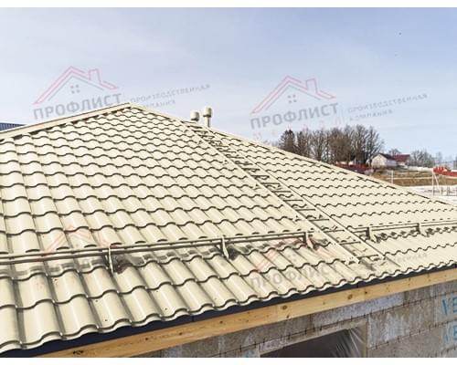 Металлочерепица кредо 0,5 Satin RAL 1015 светлая слоновая кость. Металлочерепица кредо 0,5 Satin RAL 1015 светлая слоновая кость.