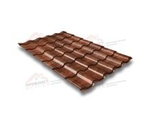 Металлочерепица кредо 0,45 Print Twincolor Cherry Wood.