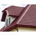 Металлочерепица квинта плюс 0,5 Satin RAL 3005 красное вино.
