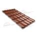 Металлочерепица квинта плюс 0,5 Safari Twincolor Brown.