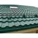 Металлочерепица квинта плюс c 3D резом 0,5 Satin RAL 6005 зеленый мох.