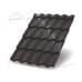 Металлочерепица Монтекристо-SL, 0,5 мм, Viking E, RAL 8019.