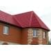 Металлочерепица квадро 0,45 PE RAL 3003 рубиново-красный.