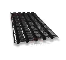 Металлочерепица монкатта 0,5 Velur20 RAL 9005 черный.