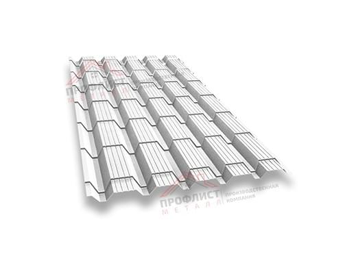 Металлочерепица монкатта 0,5 Satin RAL 9003 сигнальный белый. Металлочерепица монкатта 0,5 Satin RAL 9003 сигнальный белый.