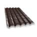 Металлочерепица монкатта 0,5 Atlas RAL 8017 шоколад.