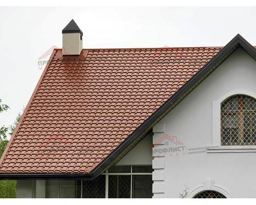 Металлочерепица монкатта 0,5 Velur20 RAL 8004 терракота. Металлочерепица монкатта 0,5 Velur20 RAL 8004 терракота.