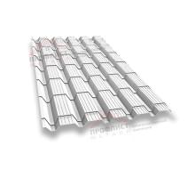 Металлочерепица квадро 0,5 Satin RAL 9003 сигнальный белый.