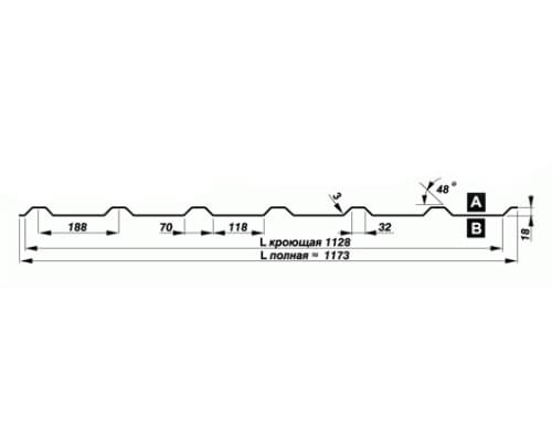Перфорированный лист Т18-1128-0,5 Оцинкованный Перфорированный лист Т18-1128-0,5 Оцинкованный