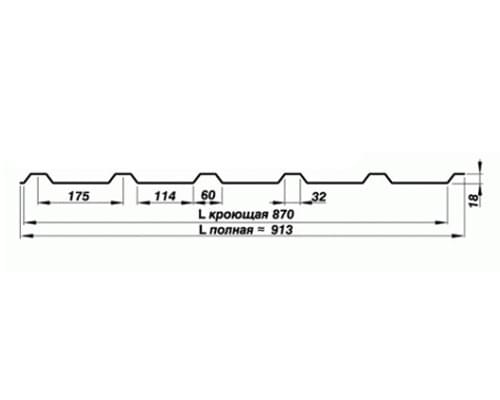 Перфорированный лист Т18-870-0,5 (Оцинк) Перфорированный лист Т18-870-0,5 (Оцинк)