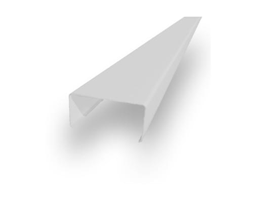 Декоративная планка П - 60х30, ПЭ, Ral 9003 - 0,35мм