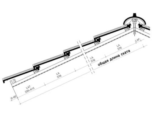 Керамическая черепица Гранат 11V Керамическая черепица Гранат 11V