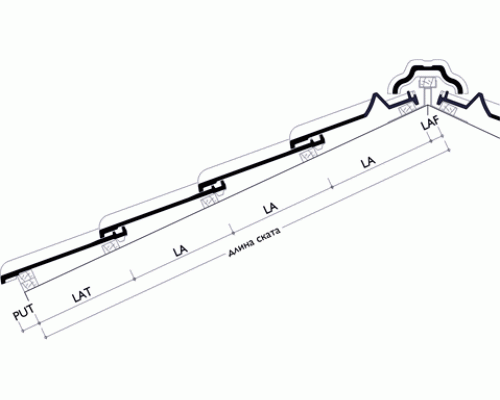 Керамическая черепица Рубин 11V