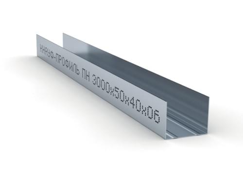 Профиль направляющий 50х40 3 м Кнауф 0,60 мм
