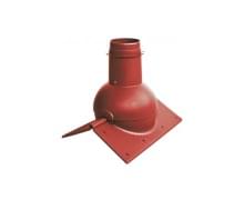 Коньковый элемент Pipe-Cone красный