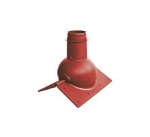 Коньковый элемент Pipe-Cone красный
