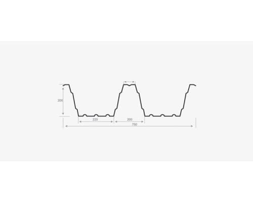 Профнастил Н200-840 Профнастил Н200-840