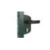 Замок LAKZ 4040 P1L корпус полиамидный с полиамидными ручками зеленый RAL 6005