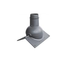 Коньковый элемент Pipe-Cone серый