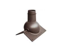 Коньковый элемент Pipe-Cone коричневый