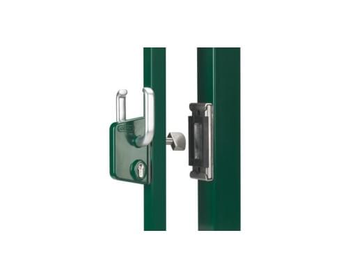 Замок к-т LSKZ 6060 U2L для откатных ворот корпус металл, с ответной планкой из нержавеющей стали SSKZ-0, крышка O-SET зеленый RAL 6005 Замок к-т LSKZ 6060 U2L для откатных ворот корпус металл, с ответной планкой из нержавеющей стали SSKZ-0, крышка O-SET зеленый RAL 6005