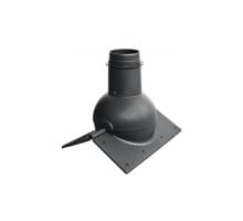 Коньковый элемент Pipe-Cone черный