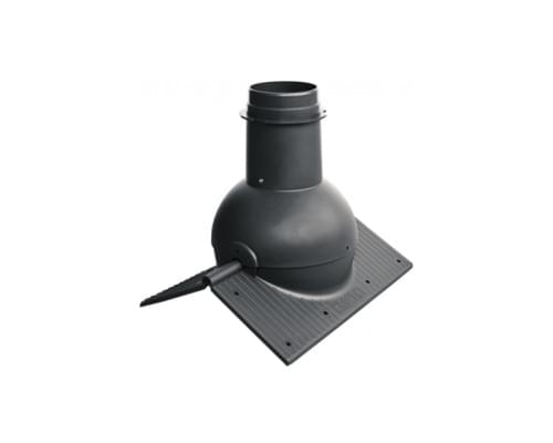Коньковый элемент Pipe-Cone черный