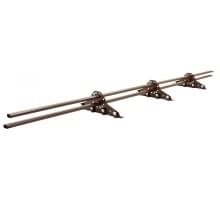 Снегозадержатель для фальцевой кровли RAL 8017 3м