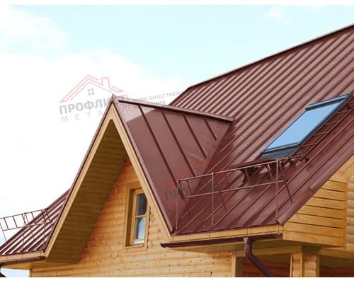 Простой вертикальный паз (гладкий) 0,45 PE с пленкой на замках RAL 3009 оксидно-красный. Простой вертикальный паз (гладкий) 0,45 PE с пленкой на замках RAL 3009 оксидно-красный.