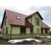 Простой горизонтальный паз (гладкий) 0,5 Velur20 с пленкой на замках RAL 3009 оксидно-красный.