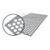 Перфорированный лист нержавеющий AISI 304 Rv 5,0-8,0 2,0x1000x2000мм