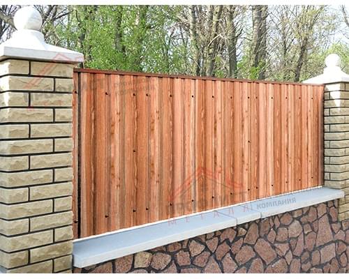 Профнастил МП20-1100-0.5 ECOSTEEL_T Кедр