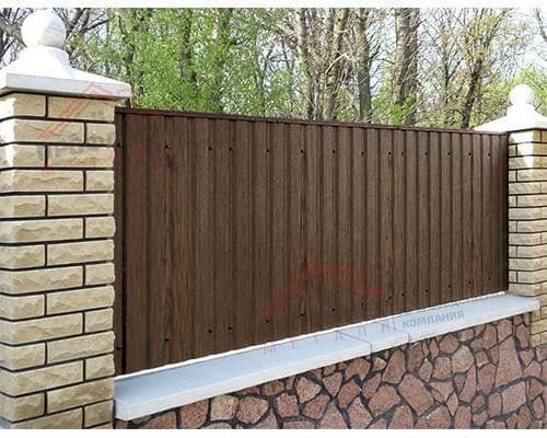 Профнастил МП20-1100-0.5 ECOSTEEL МореныйДуб