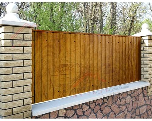 Профнастил МП20-1100-0.5 ECOSTEEL_T ЗолотойДуб