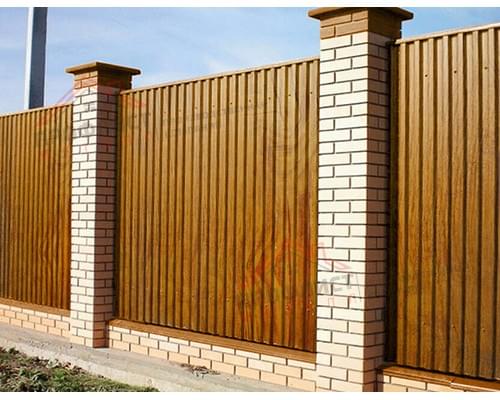 Профнастил C21-1000-0.5 ECOSTEEL_T Золотой Дуб