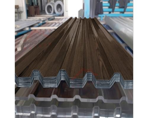 Профнастил С44-1000-0.5 ECOSTEEL_MA МореныйДуб