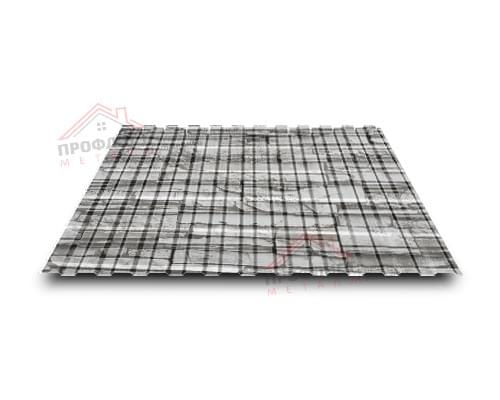 Профнастил МП10-0.5, Ширина-1100, ECOSTEEL Белый Плитняк Профнастил МП10-0.5, Ширина-1100, ECOSTEEL Белый Плитняк
