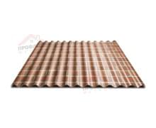 Профнастил МП18-0.5, Ширина-1100,ECOSTEEL Кирпич