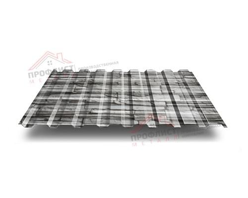 Профнастил МП20-1100-0.5 ECOSTEEL Белый Плитняк Профнастил МП20-1100-0.5 ECOSTEEL Белый Плитняк