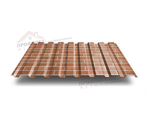 Профнастил МП20-1100-0.5 ECOSTEEL Кирпичная Кладка Профнастил МП20-1100-0.5 ECOSTEEL Кирпичная Кладка