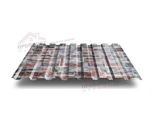 Профнастил МП20-1100-0.5 ECOSTEEL Кварцевый Сланец Профнастил МП20-1100-0.5 ECOSTEEL Кварцевый Сланец