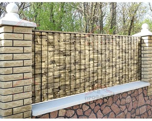 Профнастил МП20-1100-0.5 ECOSTEEL Песчаник Профнастил МП20-1100-0.5 ECOSTEEL Песчаник
