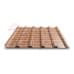 Профнастил МП35-0.5, Ширина-1035, ECOSTEEL Кирпичная Кладка