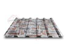 Профнастил МП35-0.5, Ширина-1035, ECOSTEEL Кварцевый Сланец