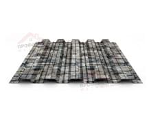 Профнастил НС35-0.5, Ширина-1000, ECOSTEEL Белый Камень