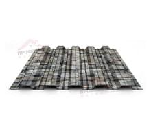 Профнастил НС35-0.5, Ширина-1000, ECOSTEEL Белый Камень