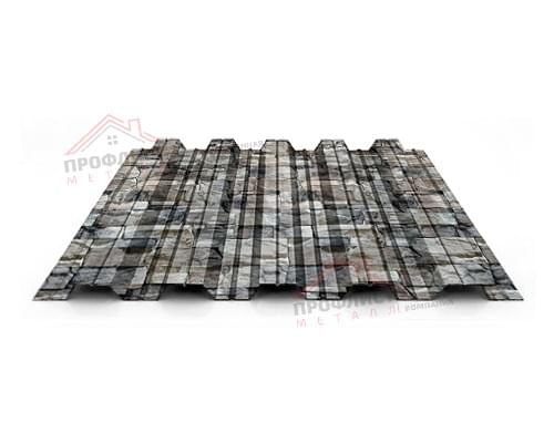 Профнастил НС35-0.5, Ширина-1000, ECOSTEEL Белый Камень Профнастил НС35-0.5, Ширина-1000, ECOSTEEL Белый Камень